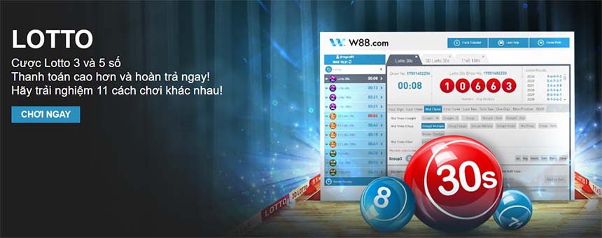 xổ số online tại W88